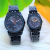 (without box)TIME WORTH Couple Watch | Wrist Watch for both Men & Women (black)