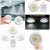 3 Pcs LED Sensor Cabinet Night Lights with Remote Control | Dimmable Closet Lamp Bathroom Indoor House