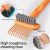 2 IN 1 HAIR COMB CLEANER | Hair Brush Remover Rake | Hair Dust Removing tool for Home and Salon (Random color)