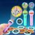 Baby Projector Torch Flashlight projection toy for kids | Children Early Education Toy (Random color)