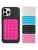 Multifunctional Mobile Phone Silicone Suction Cup 24 Square Mobile Phone Single-Sided Case Anti-Slip Holder Mount Suction (random color)